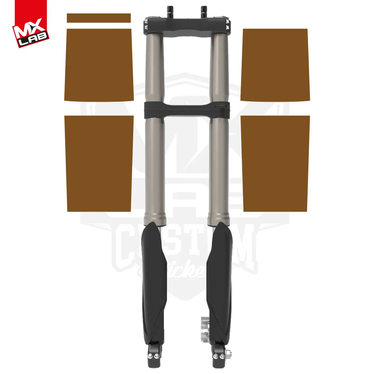 Kit déco fourche KYB - 46mm style Usine Kayaba