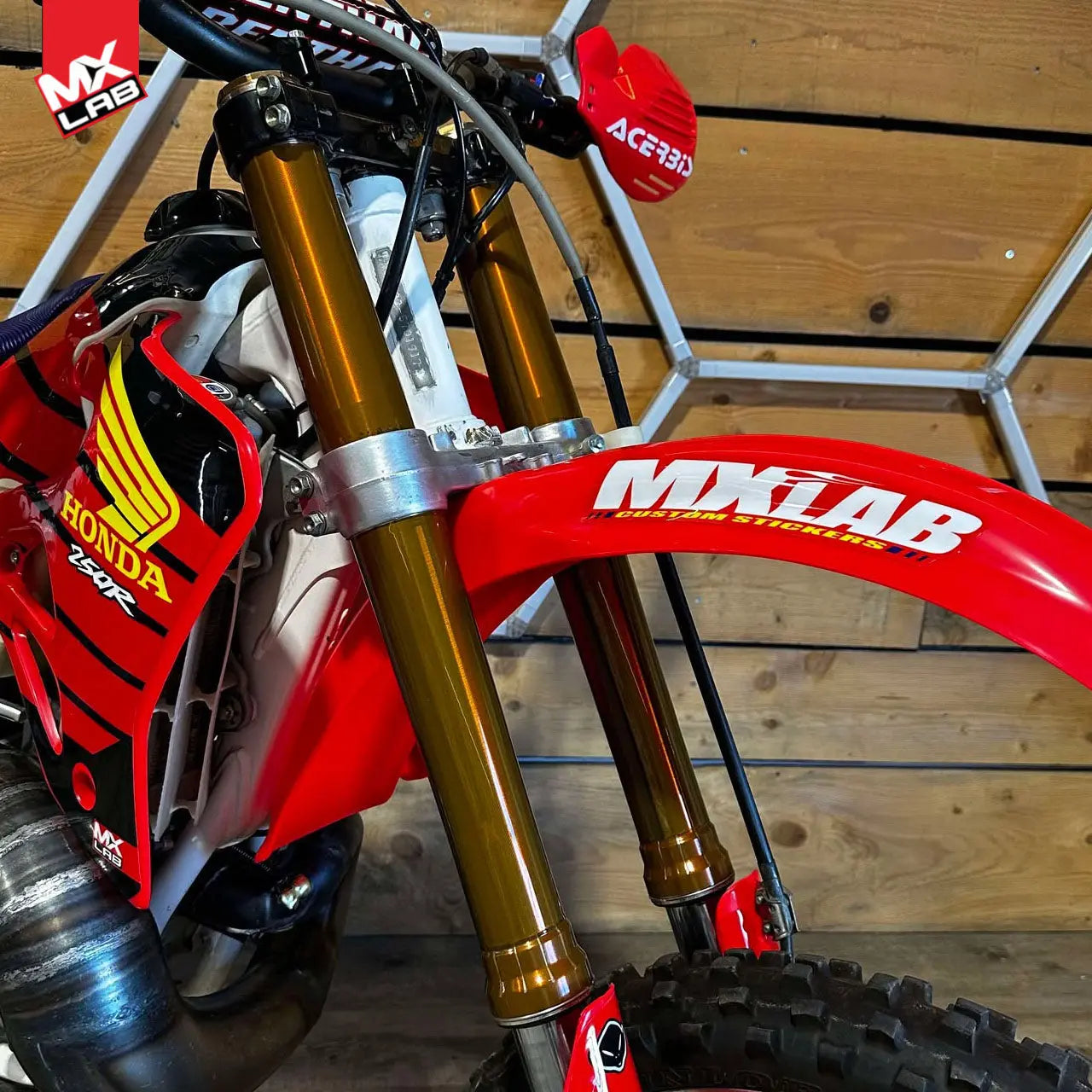 Kit déco fourche KYB - 47mm style Usine Kayaba