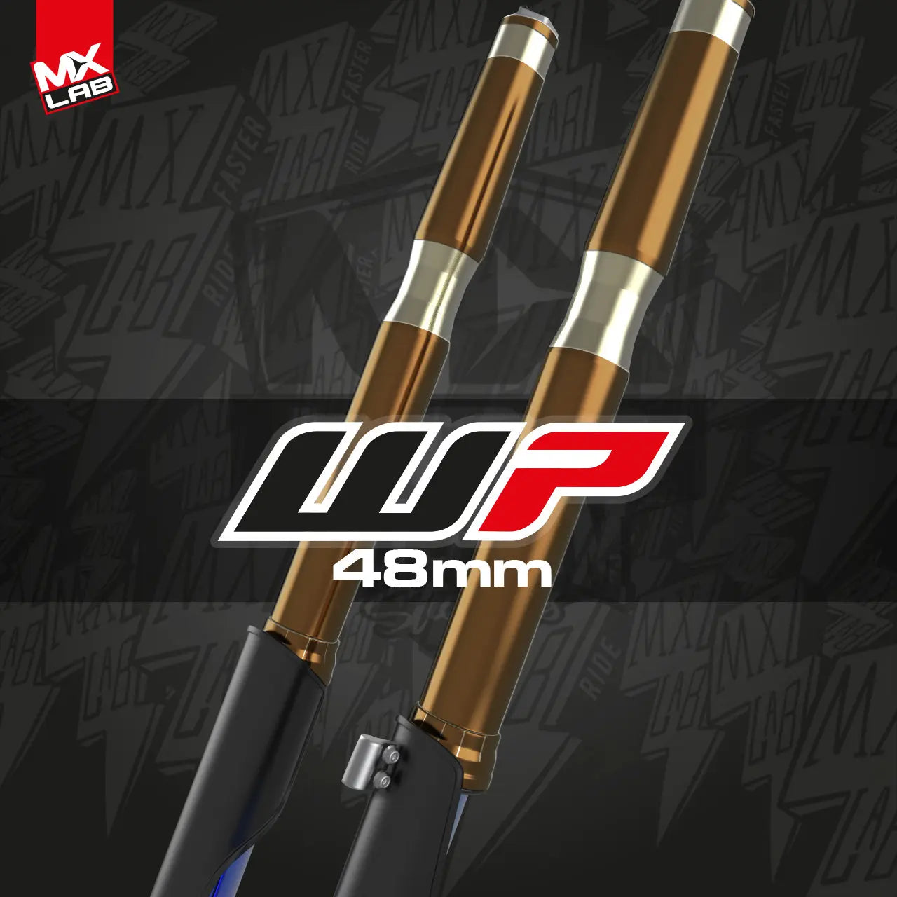 Kit déco fourche WP - 48mm style Usine WP