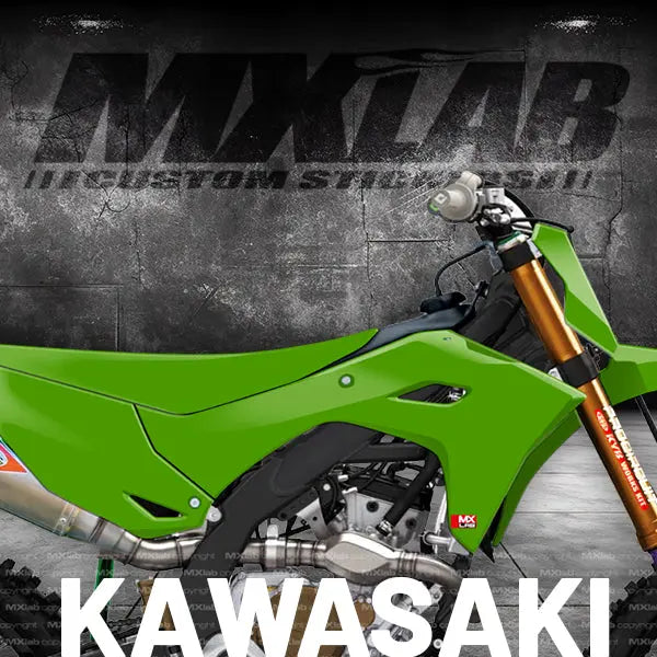 Kits déco Kawasaki - Personnalisables MX Enduro