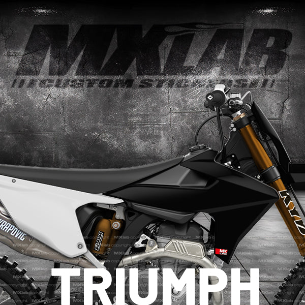 Kits déco Triumph - Personnalisables MX Enduro