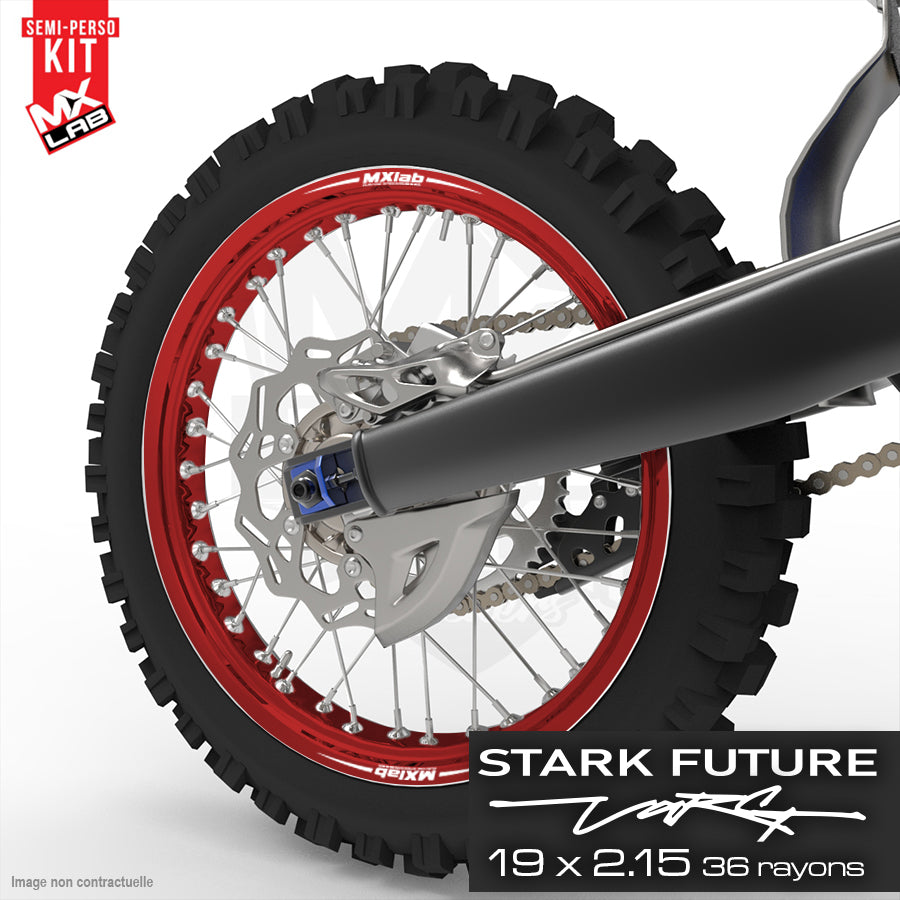 Morad Stark Varg 19 inch full rear rim graphic kit