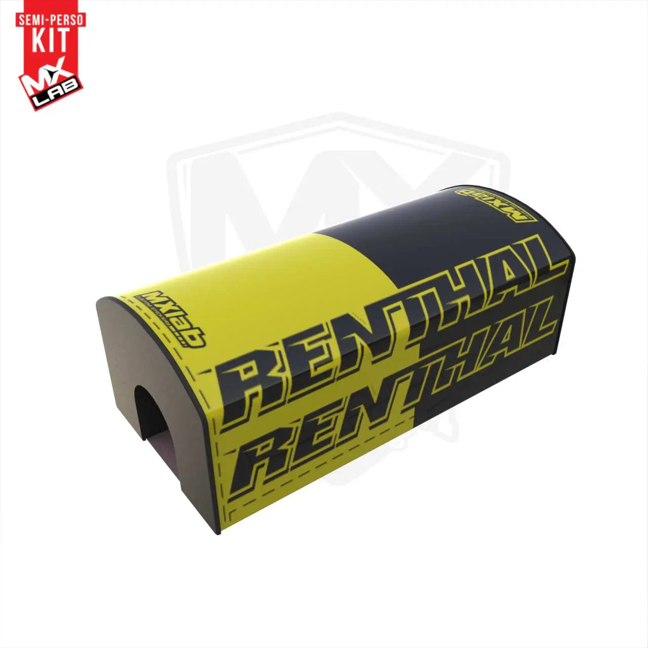Déco Jaune/noir mousse de guidon Renthal Renthal