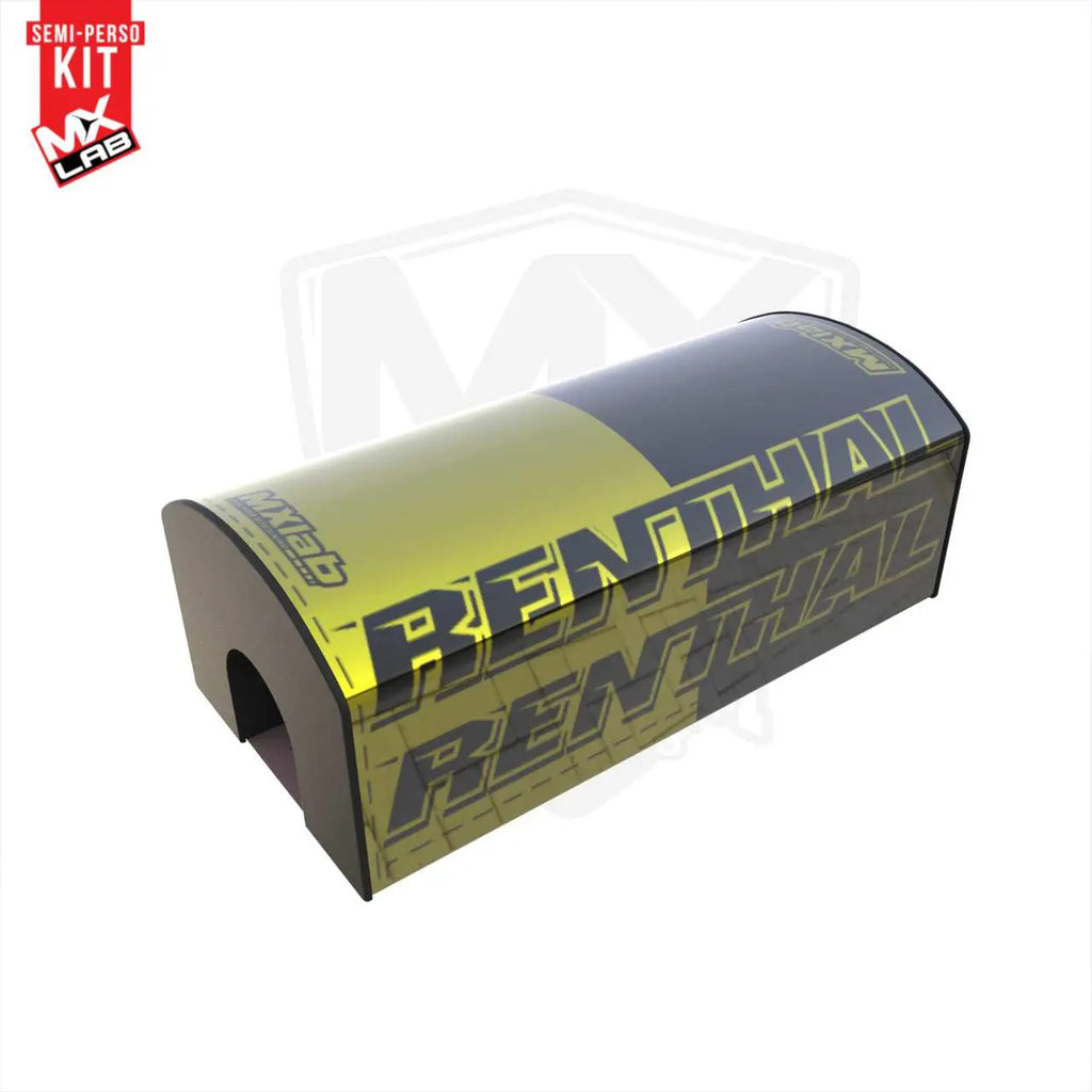 Déco Jaune/noir mousse de guidon Renthal Renthal