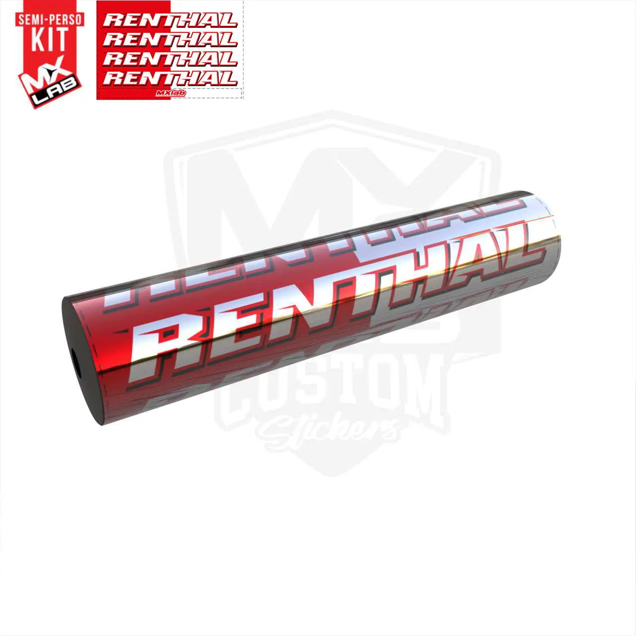 Déco Rouge mousse de guidon Renthal Renthal