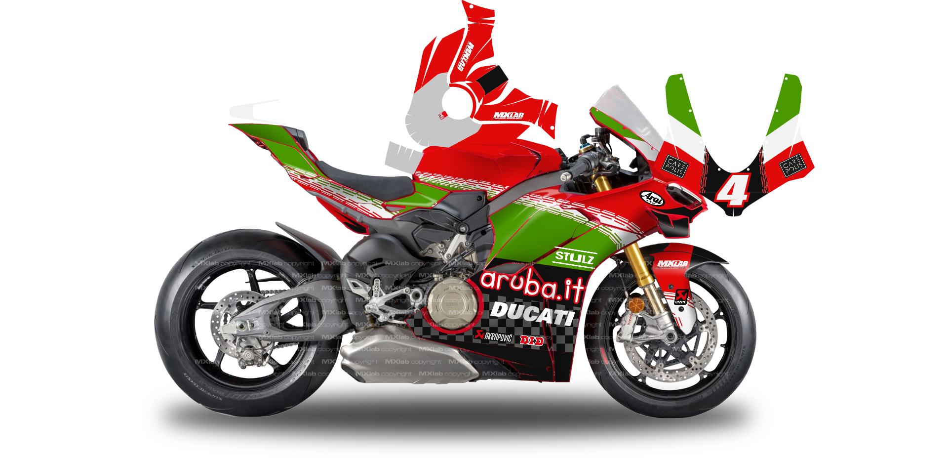 Kit déco Ducati Superbike Panigale V4 - LAB1 ITALIA
