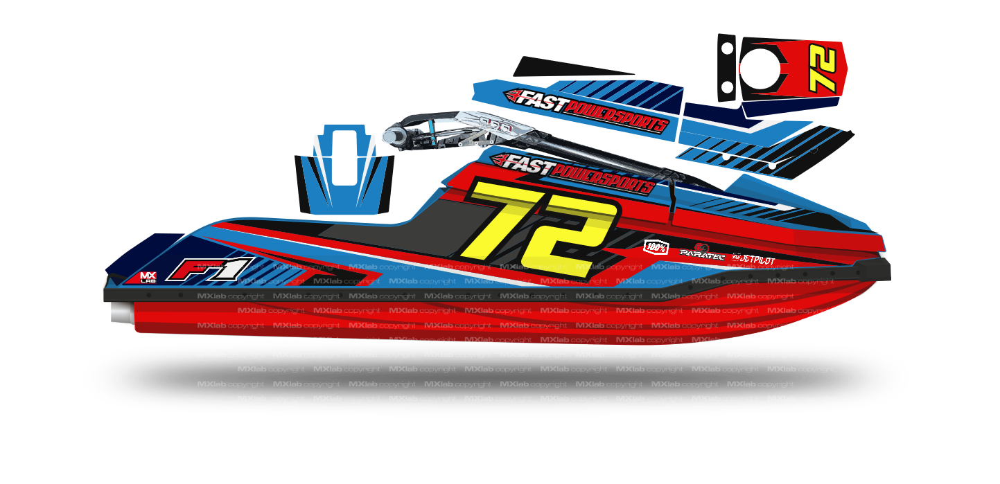 Fast Powersport F1 - F16 LAB10 graphic kit