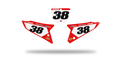 Fonds de plaque Honda CR CRF LAB1 - Motocross & Enduro personnalisable