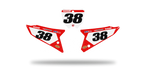 Fonds de plaque Honda CR CRF LAB1 - Motocross & Enduro personnalisable