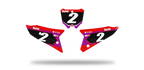 Fonds de plaque Honda CR CRF LAB2 - Motocross & Enduro personnalisable