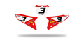 Fonds de plaque Honda CR CRF LAB3 - Motocross & Enduro personnalisable