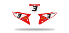 Fonds de plaque Honda CR CRF LAB3 - Motocross & Enduro personnalisable