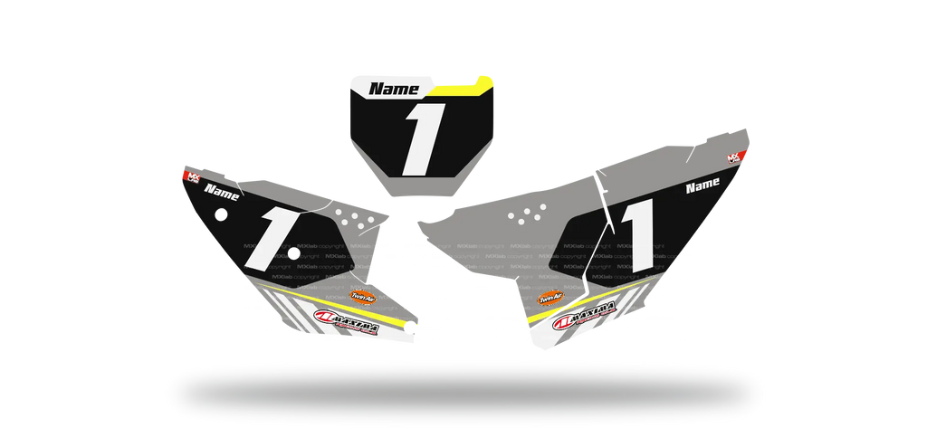 Fonds de plaque Husqvarna LAB1 - Motocross & Enduro personnalisable