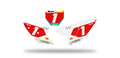 Fonds de plaque Husqvarna LAB1 WHITE - Motocross & Enduro personnalisable