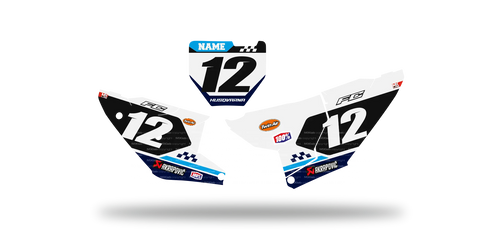Fonds de plaque Husqvarna LAB2 - Motocross & Enduro personnalisable