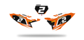 Fonds de plaque KTM LAB2 - Motocross & Enduro personnalisable