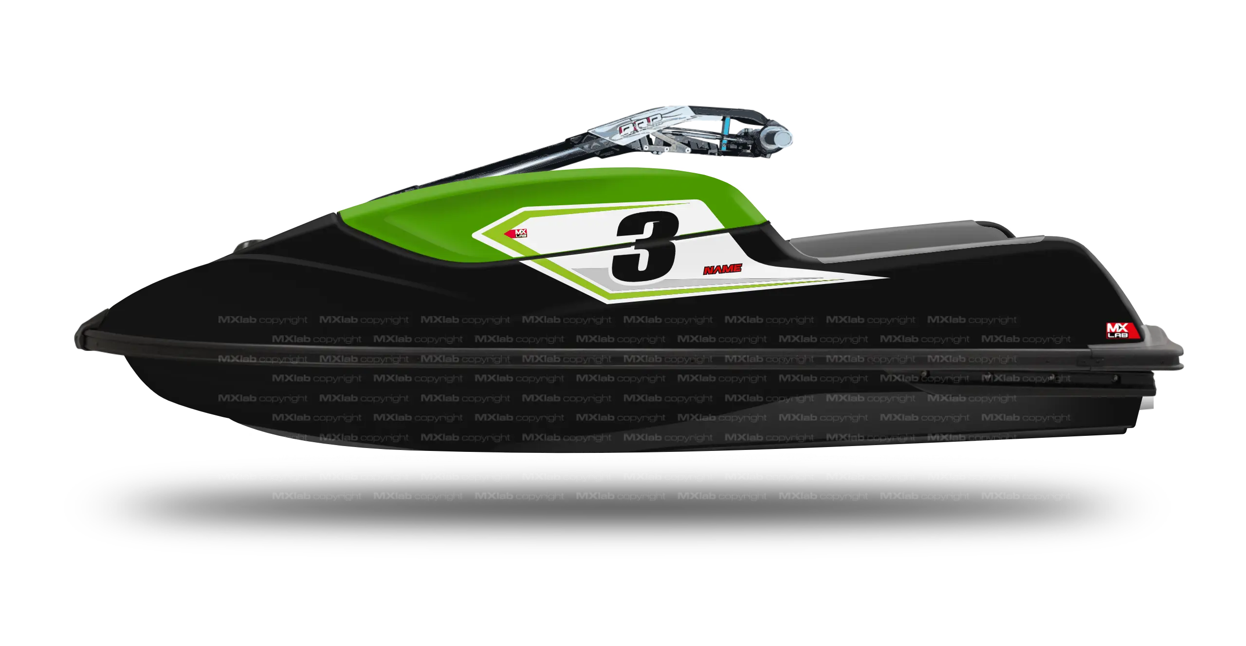 Fonds de plaque Kawasaki SXR 1500 - LAB3 Kawasaki