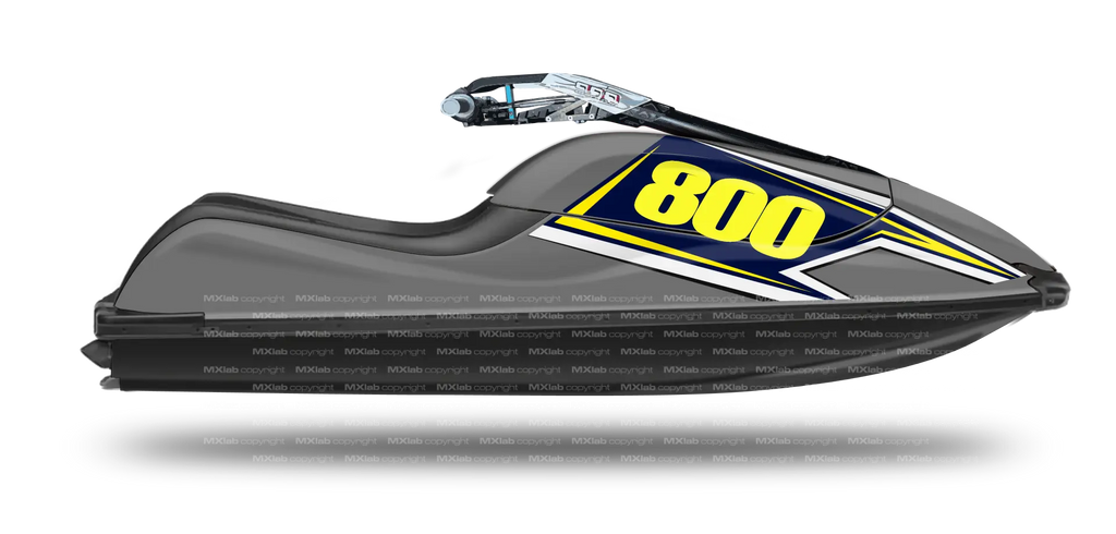 Fonds de plaque Kawasaki SXR 800 - LAB1 GRAY Kawasaki