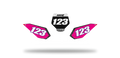 Fonds de plaque Stark VARG LAB1 PINK - Motocross & Enduro personnalisable