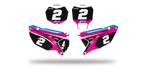 Fonds de plaque TM LAB2 PINK - Motocross & Enduro personnalisable