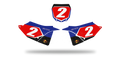 Fonds de plaque Yamaha YZ LAB2 - Motocross & Enduro personnalisable