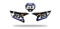 Fonds de plaque Yamaha YZF LAB2 - Motocross & Enduro personnalisable