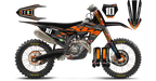 Kit déco KTM Faktory BLACK - Motocross & Enduro personnalisable