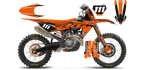 Kit déco KTM LAB1 ORANGE - Motocross & Enduro personnalisable