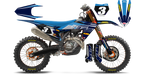 Kit déco KTM LAB3 BLUE - Motocross & Enduro personnalisable