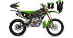 Kit déco Kawasaki LAB1 BLACK - Motocross & Enduro personnalisable