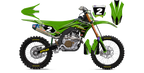 Kit déco Kawasaki LAB2 - Motocross & Enduro personnalisable