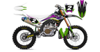 Kit déco Kawasaki LAB2 WHITE - Motocross & Enduro personnalisable