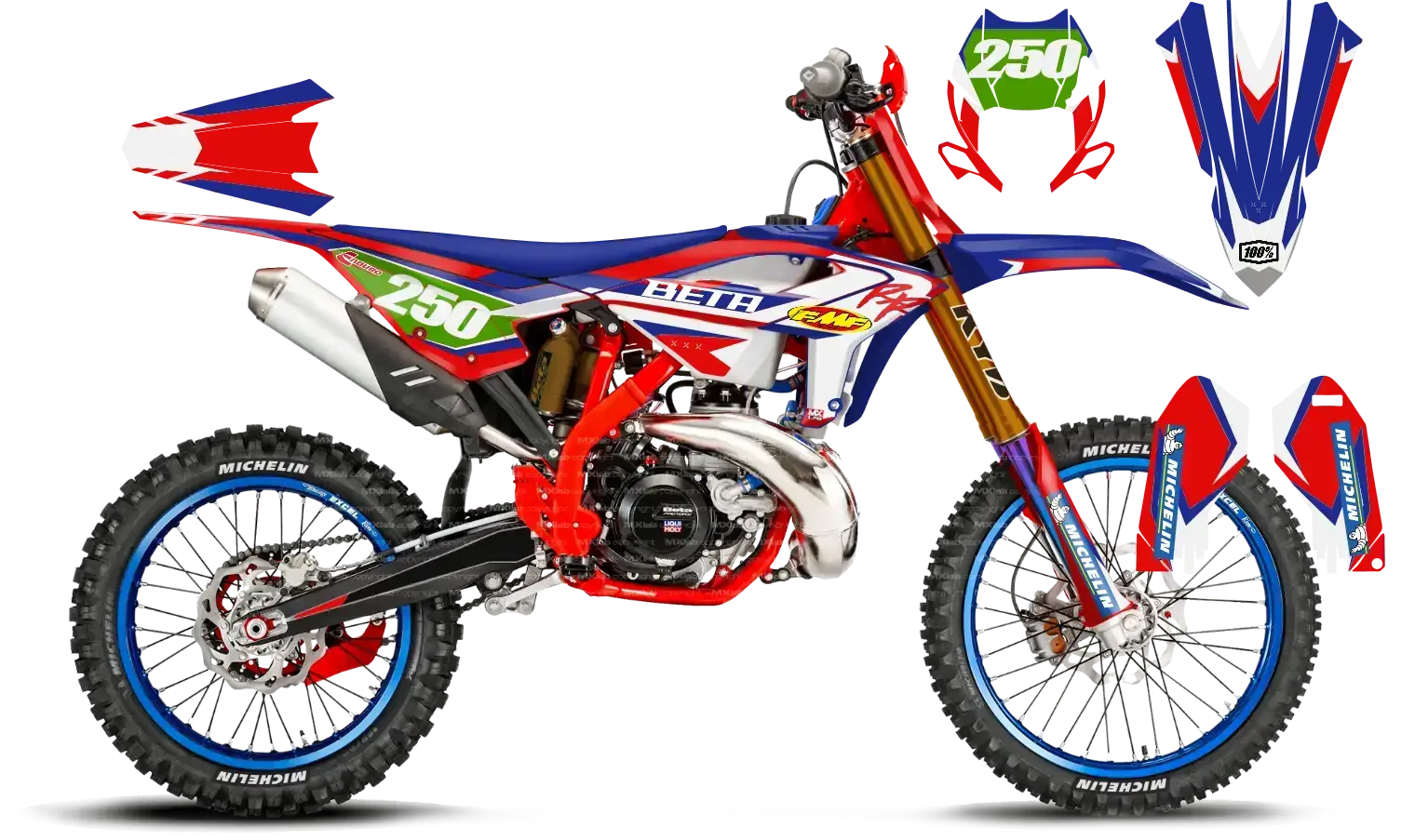 Kit déco Beta LAB1 - Motocross & Enduro personnalisable