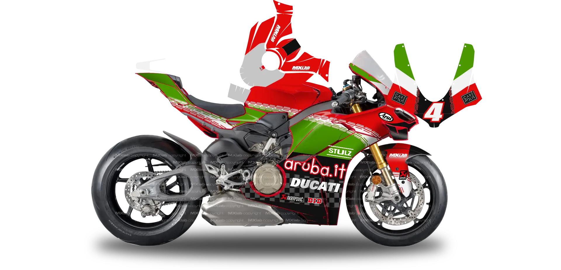 Kit déco Ducati Superbike Panigale V4 - LAB1 ITALIA