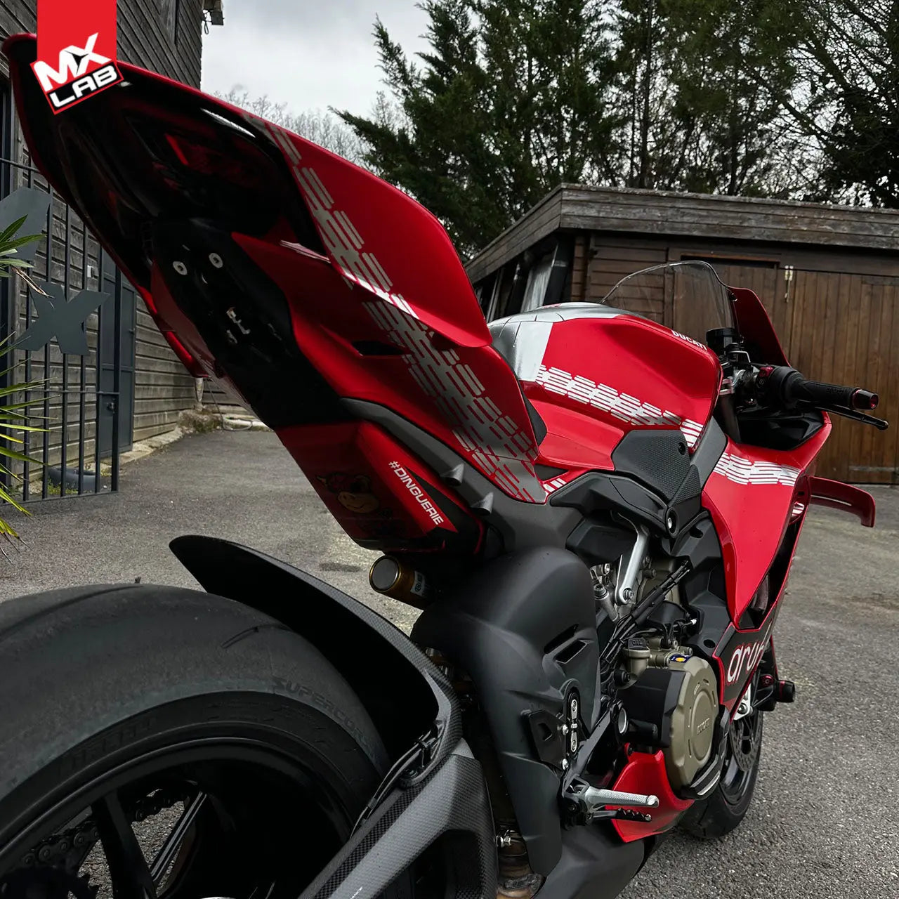 Kit déco Ducati Superbike Panigale V4 - LAB1 RED
