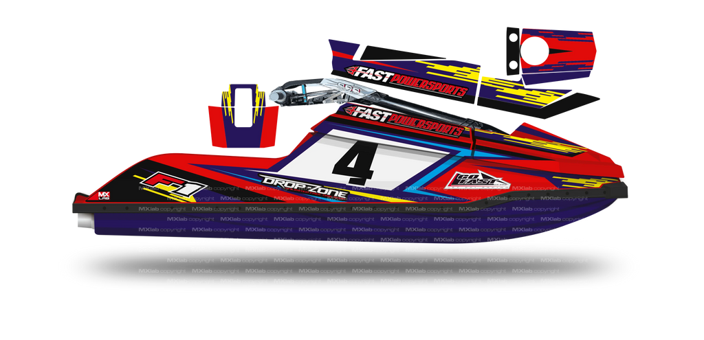 Kit déco Fast Powersport F1/F16 - LAB4 Fast Powersports