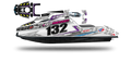 Fast Powersports F1/F16 Graphic Kit - LAB6 WHITE