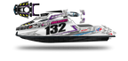 Kit déco Fast Powersport F1/F16 - LAB6 WHITE