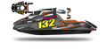 Fast Powersports F1/F16 Graphic Kit - LAB6 BLACK