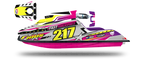Aperçu du kit déco Fast Powersports F1/F16 LAB7 PINK sur la machine