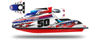 Aperçu du kit déco Fast Powersports F1/F16 LAB7 RED sur la machine