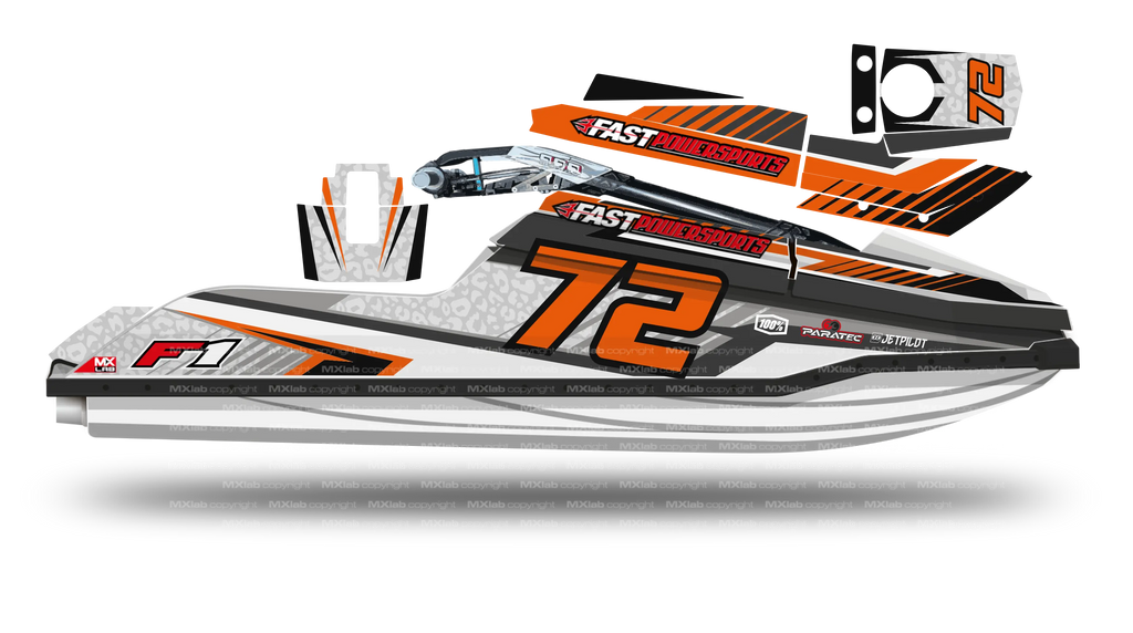 Kit déco Fast Powersports F1/F16 - LAB1 LEO Fast Powersports