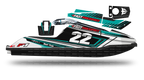 Kit déco Fast Powersports F1/F16 - LAB2 BLUE Fast Powersports