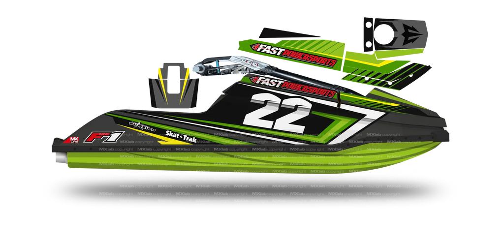 Kit déco Fast Powersports F1/F16 - LAB2 Fast Powersports