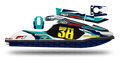 Kit déco Fast Powersports F1/F16 - LAB3 BLUE Fast Powersports