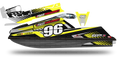 Kit déco Fast Powersports GP1R - LAB1 YELLOW Fast Powersports
