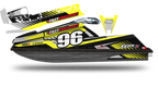 Kit déco Fast Powersports GP1R - LAB1 YELLOW Fast Powersports