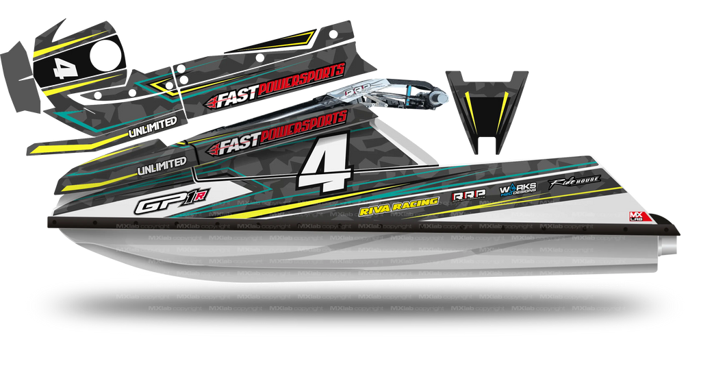 Kit déco Fast Powersports GP1R - LAB4 CAMO Fast Powersports