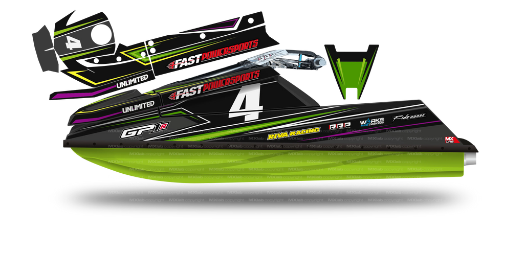 Kit déco Fast Powersports GP1R - LAB4 Fast Powersports