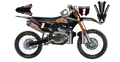 Kit déco Honda LAB1 BLACK - Motocross & Enduro personnalisable
